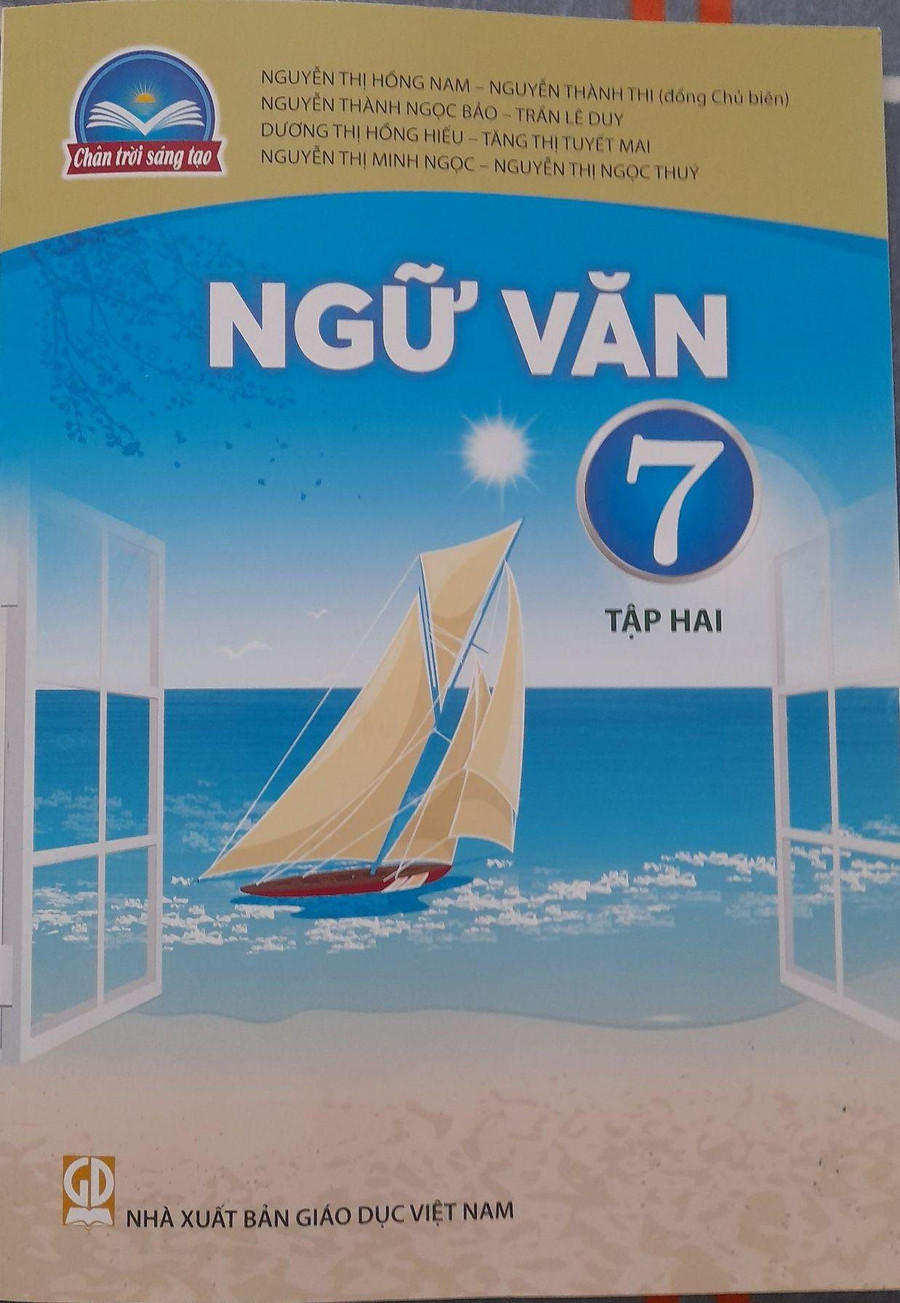 Sách Ngữ văn lớp 7 tập hai.