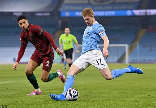Man City áp đảo Wolverhampton.
