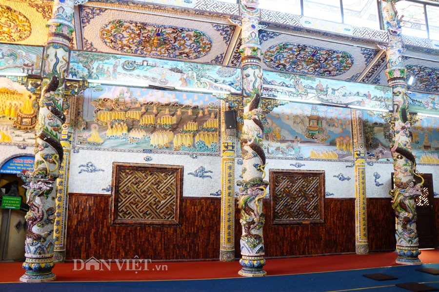 Ngoi chua co kien truc la va doc dao bac nhat Viet Nam