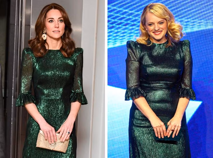 Kate Middleton và Elisabeth Moss