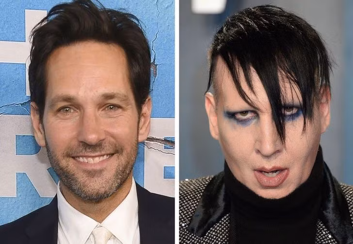 Paul Rudd và Marilyn Manson - 51 tuổi.