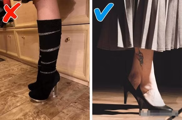 lỗi ăn mặc, kiểu mặc nên tránh, thời trang