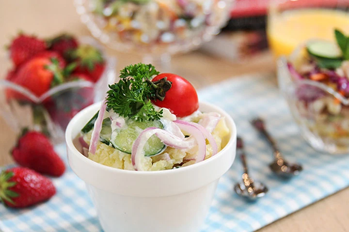 Salad khoai tây hoàn hảo cho thực đơn giảm cân