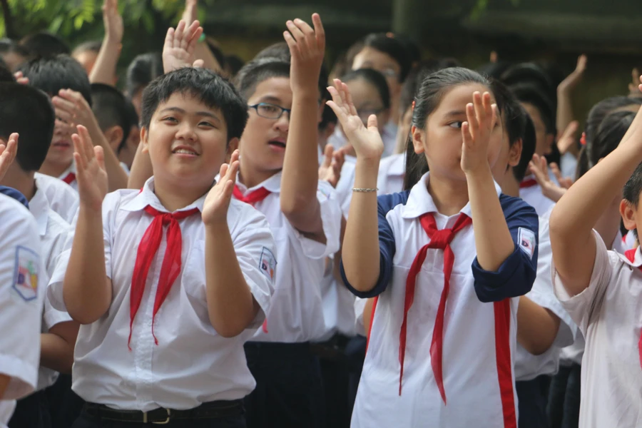 Học sinh cả nước bước vào năm học mới với tâm thế mới. Ảnh minh họa: Công Chung