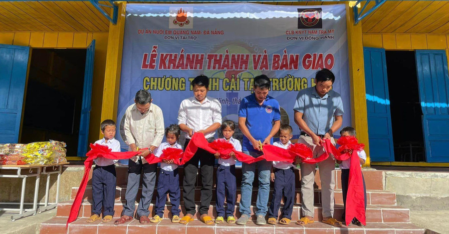 Khánh thành và bàn giao công trình cải tạo trường học tại Trà Vinh.