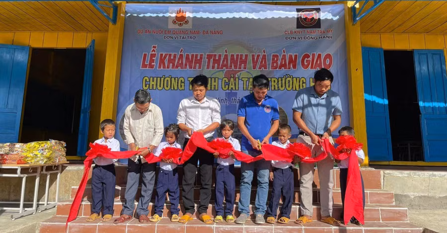 Khánh thành và bàn giao công trình cải tạo trường học tại Trà Vinh.
