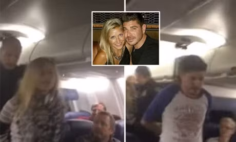 May bay My ha canh khan vi vo chong hanh hung tiep vien - Anh 1