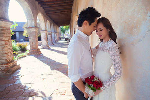 Bộ ảnh cưới tuyệt đẹp của Trúc Diễm và chồng trên đất Mỹ ảnh 3 Trọn bộ ảnh cưới tuyệt đẹp của Trúc Diễm và chồng điển trai