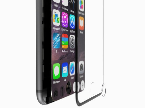 iPhone 7 cũng được trang bị nút home cứng, nhưng màn hình mở rộng xuống đến hết khung kim loại của máy. iPhone 7 cũng được trang bị nút home cứng, nhưng màn hình mở rộng xuống đến hết khung kim loại của máy.