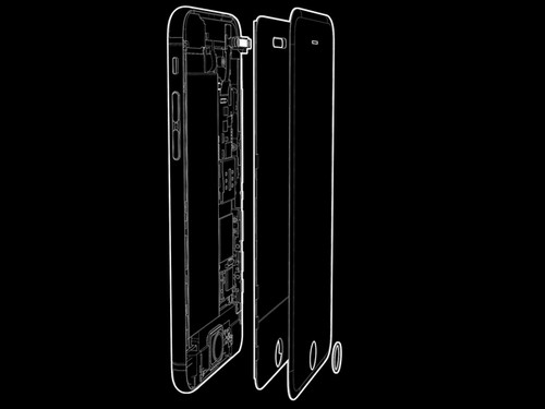 Ảnh đồ họa mô tả thiết kế nhiều lớp của chiếc iPhone thế hệ tiếp nối iPhone 6 . Ảnh đồ họa mô tả thiết kế nhiều lớp của chiếc iPhone thế hệ tiếp nối iPhone 6 .