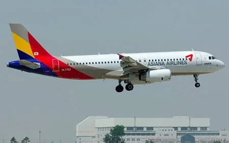 Một phi cơ Airbus A320 của Asiana Airlines. Ảnh: Plane Spotter.