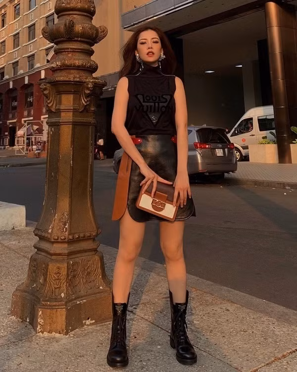 fgKỳ Duyên chiếm sóng street style tuần này với 3 bộ đồ cực chất