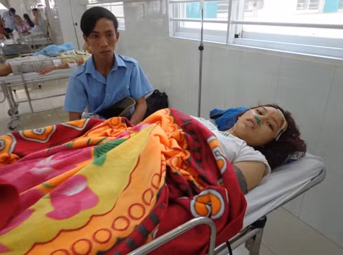 Chị Cúc là người duy nhất may mắn sống sót.