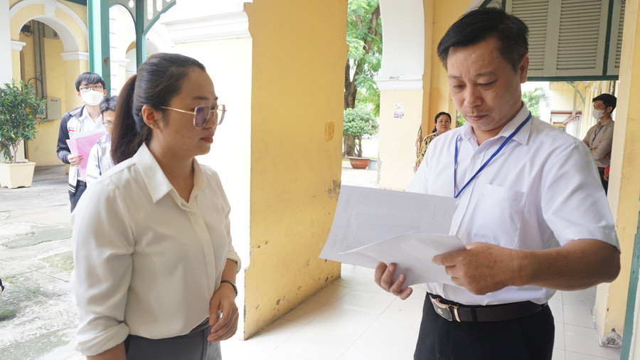 Sở GD&amp;ĐT TPHCM tổ chức thi tuyển viên chức ngành Giáo dục năm học 2023 - 2024. Ảnh: T.G