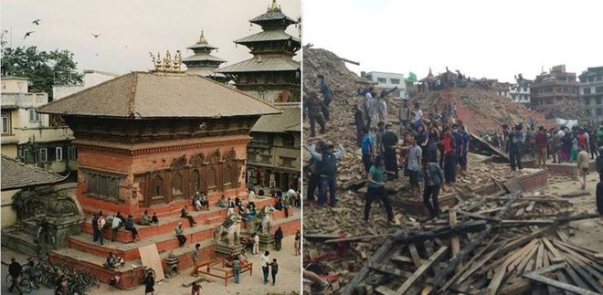 Động đất 7,9 độ Richter, 150 người chết ở Nepal