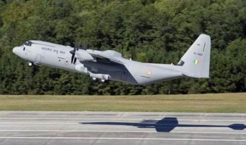 Máy bay vận tải C-130J Super Hercules của Ấn Độ. Ảnh minh họa