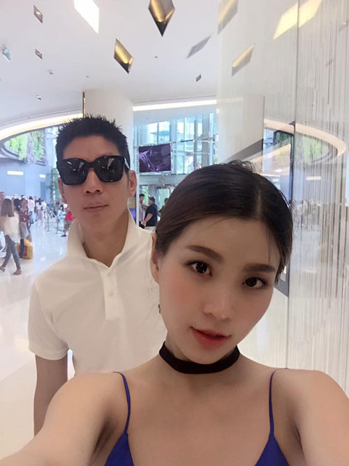 Chồng Á hậu Diễm Trang âu yếm bụng bầu 6 tháng của vợ ảnh 7 chong a hau diem trang au yem bung bau 6 thang cua vo - 7