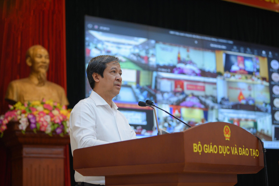 Bộ trưởng Nguyễn Kim Sơn phát biểu kết luận hội nghị.