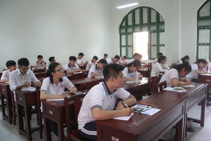 Thí sinh tỉnh Tiền Giang trong Kỳ thi THPT quốc gia năm 2018