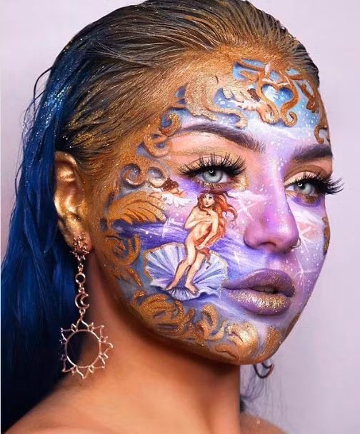 Ngắm tranh vẽ trên... mặt người ảnh 8
