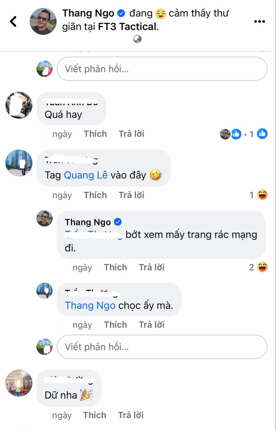 Phản ứng của chồng cũ Hà Thanh Xuân khi có người nhắc về Quang Lê. Phản ứng của chồng cũ Hà Thanh Xuân khi có người nhắc về Quang Lê.
