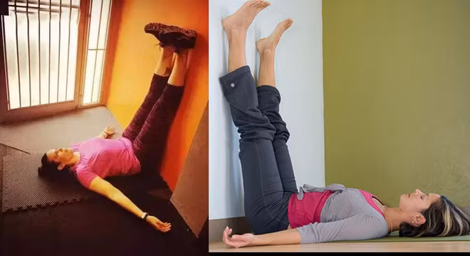 Dựa chân vào tường: Bài tập thể dục đang “tạo sóng” khắp thế giới ảnh 2