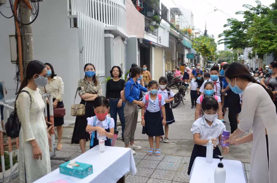 Các trường học ở TP Đà Nẵng thực hiện các biện pháp phòng dịch sau 1-2 tuần học trực tuyến kể từ ngày khai giảng năm học 2020 - 2021