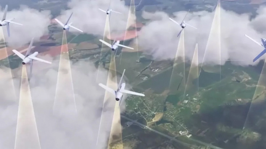 UAV Lancet cảm tử của Nga. Ảnh: Sputnik