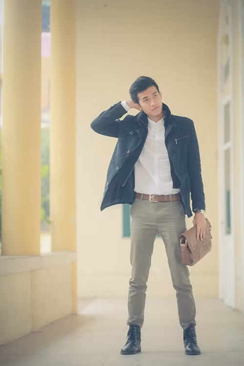 Hot boy trường Báo sở hữu chiều cao “khủng” 1m90 gây sốt - Ảnh 10