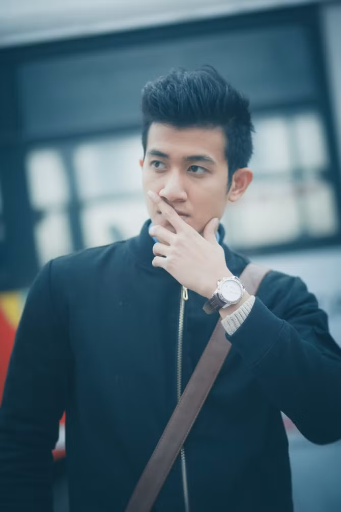 Hot boy trường Báo sở hữu chiều cao “khủng” 1m90 gây sốt - Ảnh 4