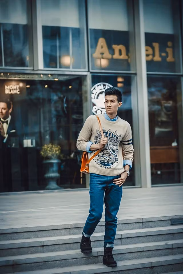 Hot boy trường Báo sở hữu chiều cao “khủng” 1m90 gây sốt - Ảnh 3