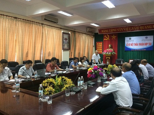 TS Đoàn Đức Lân phát biểu tại lễ ký kết