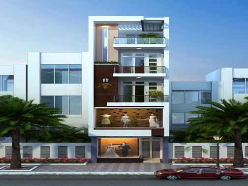Những mẫu nhà ống 3 tầng mặt tiền 4 – 5m đẹp hiện đại - Ảnh 2 Những mẫu nhà ống 3 tầng mặt tiền 4 – 5m đẹp hiện đại - Ảnh 2