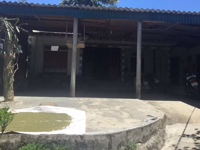 Ngôi nhà cấp 4, nơi Nam sống cùng gia đình