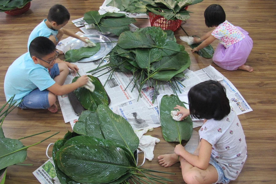 Tết là khoảng thời gian để học sinh có cơ hội trải nghiệm, tìm hiểu các phong tục truyền thống.