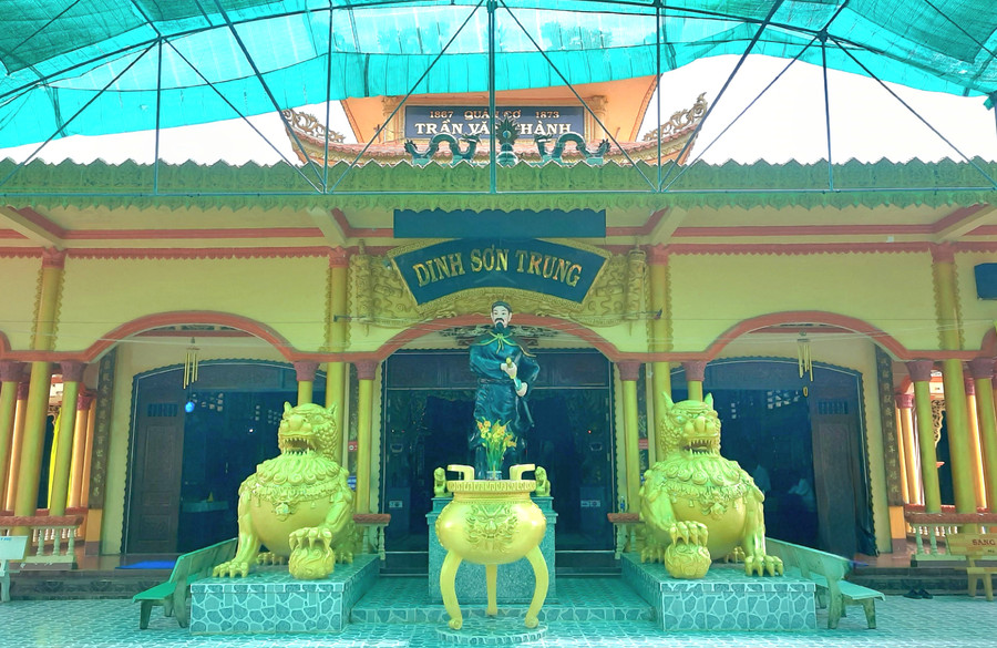 Đền thờ Quản cơ Trần Văn Thành (xã Vĩnh An, huyện Châu Thành, tỉnh An Giang).