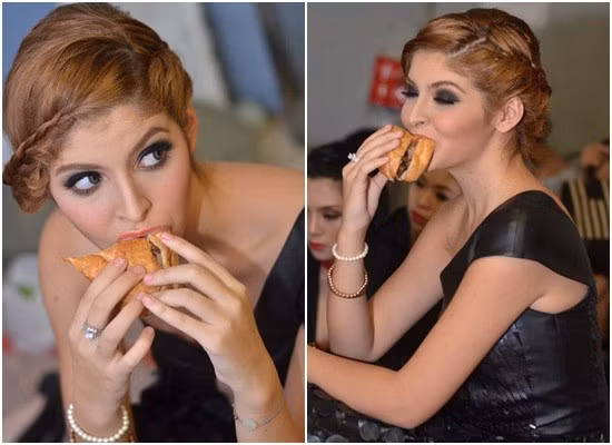 Sao Việt ăn nhanh uống vội phía hậu trường sân khấu