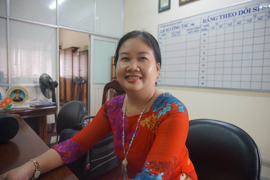Cô Hồ Thị Mỹ Thanh chia sẻ việc đổi mới hình thức kiểm tra Cô Hồ Thị Mỹ Thanh chia sẻ việc đổi mới hình thức kiểm tra