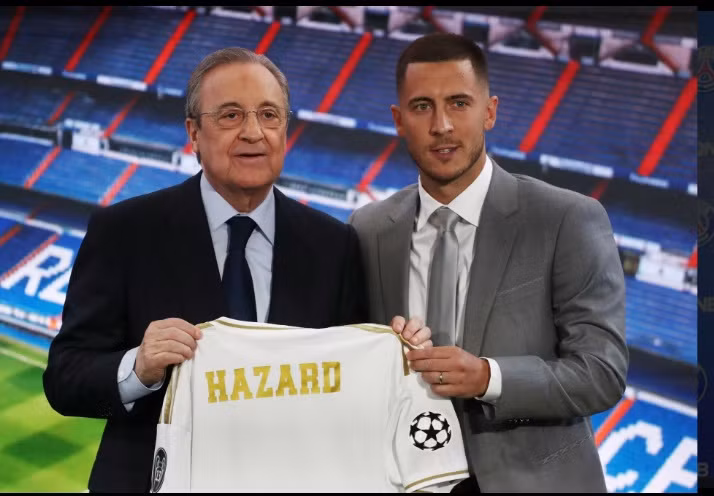 Eden Hazard gia nhập Real Madrid năm 2019 với giá 103 triệu bảng.