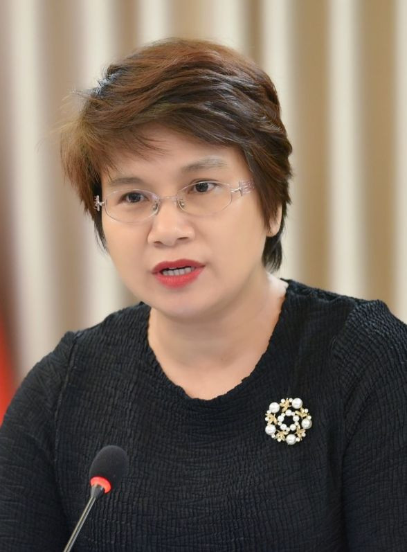 Bà Nguyễn Thu Thủy - Vụ trưởng Vụ Giáo dục Đại học (Bộ GD&amp;ĐT).