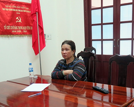 Đối tượng Đỗ Thị Hoa.