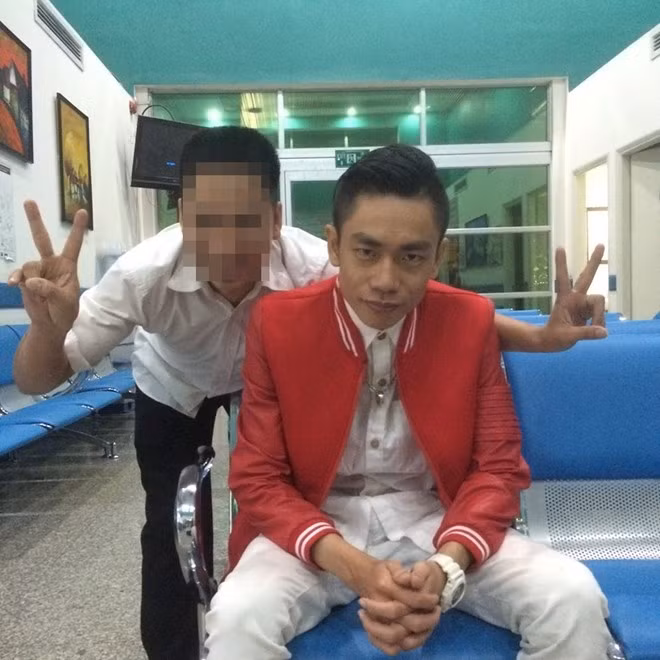 Tấn Phát ổn định sau khi được sơ cứu tại bệnh viên.