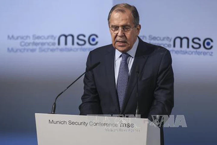 Ngoại trưởng Nga Sergei Lavrov.Ảnh: EPA/TTXVN