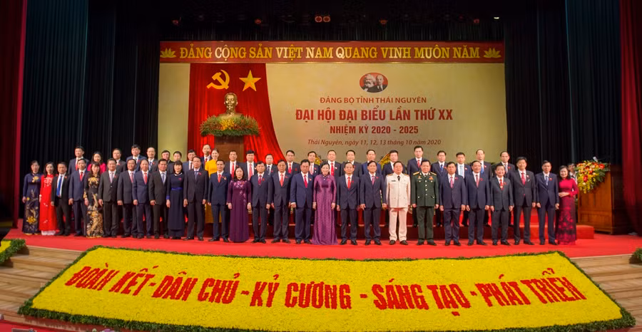 Ban Chấp hành Đảng bộ tỉnh Thái Nguyên khóa XX, nhiệm kỳ 2020 - 2025 ra mắt Đại hội