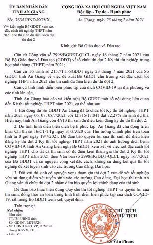 Thêm tỉnh thành đề xuất xét đặc cách tốt nghiệp cho thí sinh thi đợt 2 ảnh 1