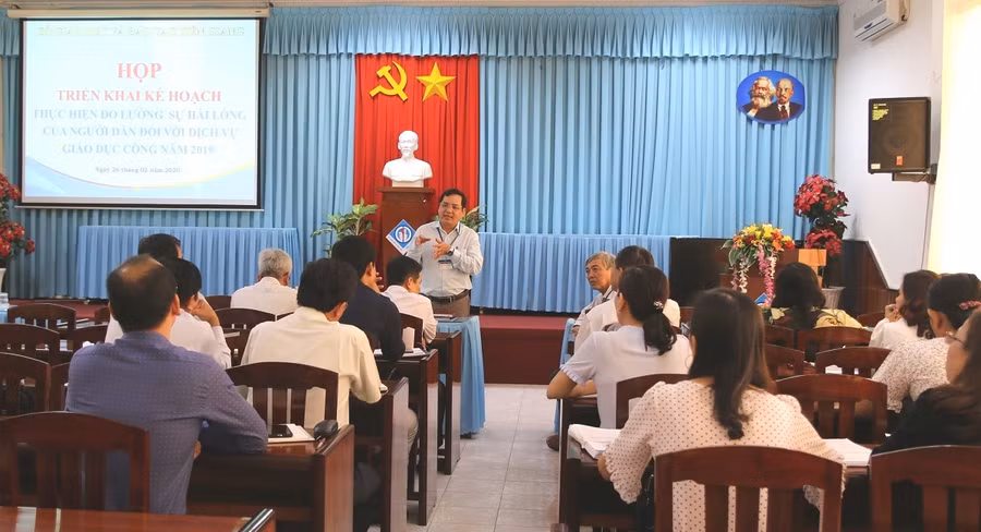 Tiền Giang: Đo lường sự hài lòng của người dân đối với dịch vụ giáo dục công