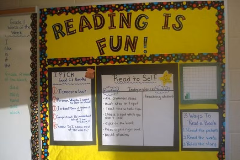 Một góc lớp học ở trường phổ thông Canada.