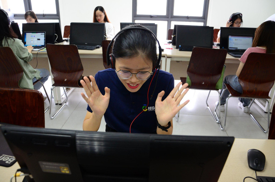 Giáo viên hứng thú với các tiết dạy.