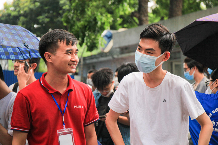 Một buổi tư vấn học tập tại Trường Đại học Bách khoa Hà Nội. Ảnh: TG