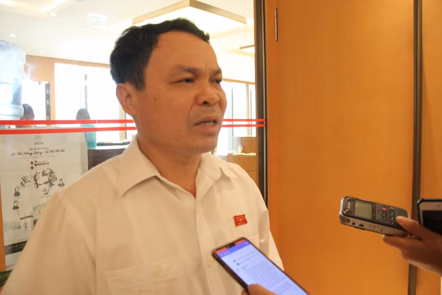 Đại biểu Nguyễn Tiến Sinh. Ảnh: TG